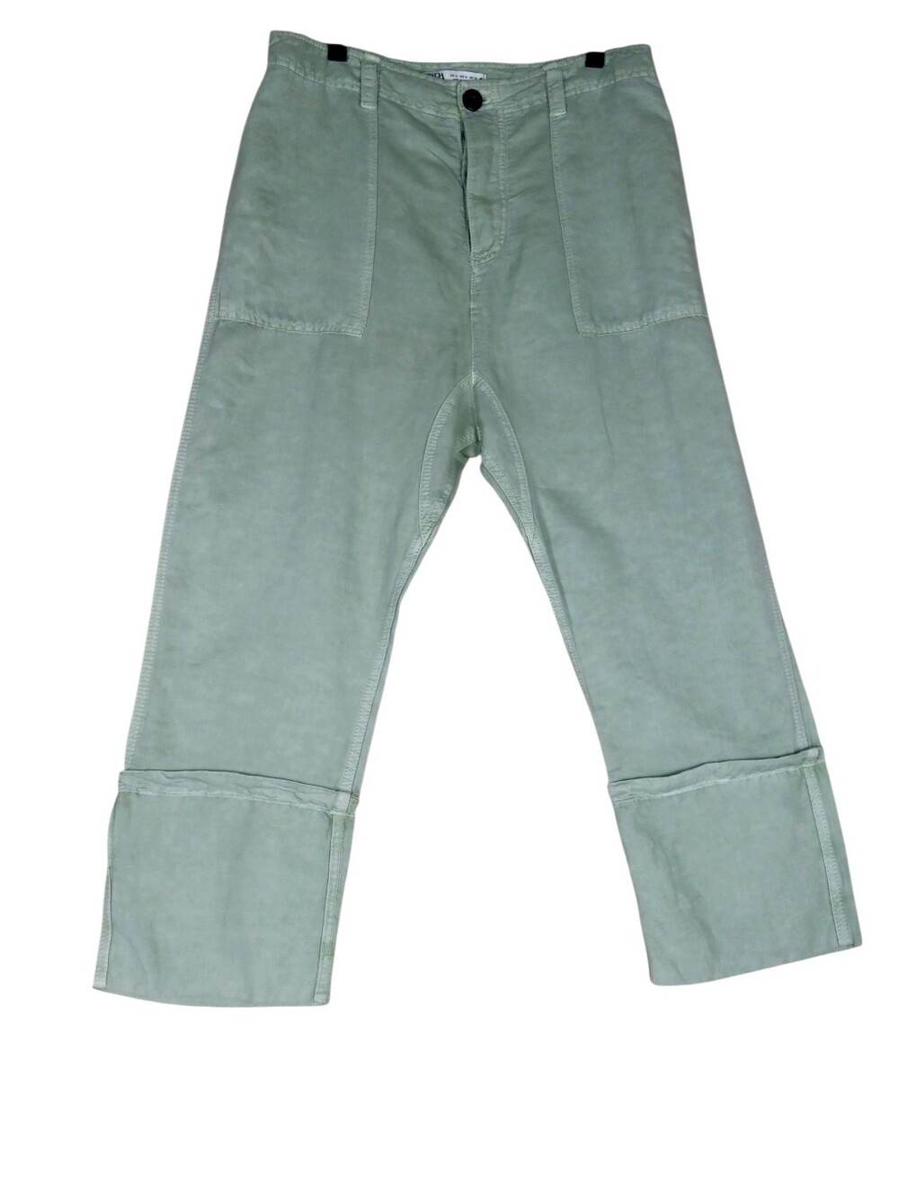 Zara Light Sage Green Utility Pants Size Medium 32in waist 23in Inseam. - Picture 2 of 10
